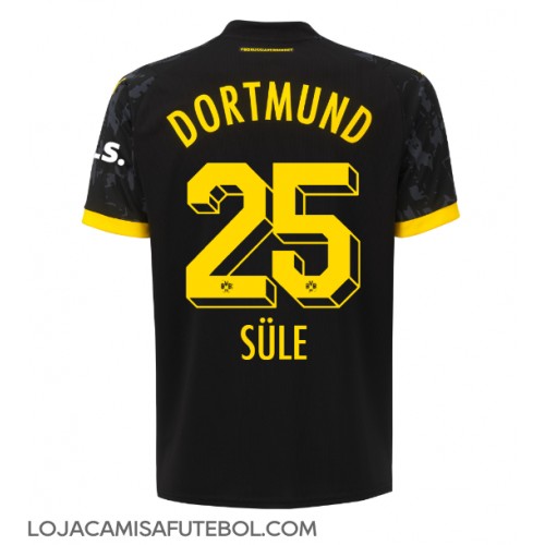 Camisa de Futebol Borussia Dortmund Niklas Sule #25 Equipamento Secundário 2023-24 Manga Curta